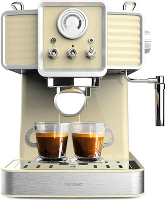 Cecotec Power Espresso 20 Tradizionale 01629 Automatic Espresso Machine 1350W Pressure 20bar Light Yellow