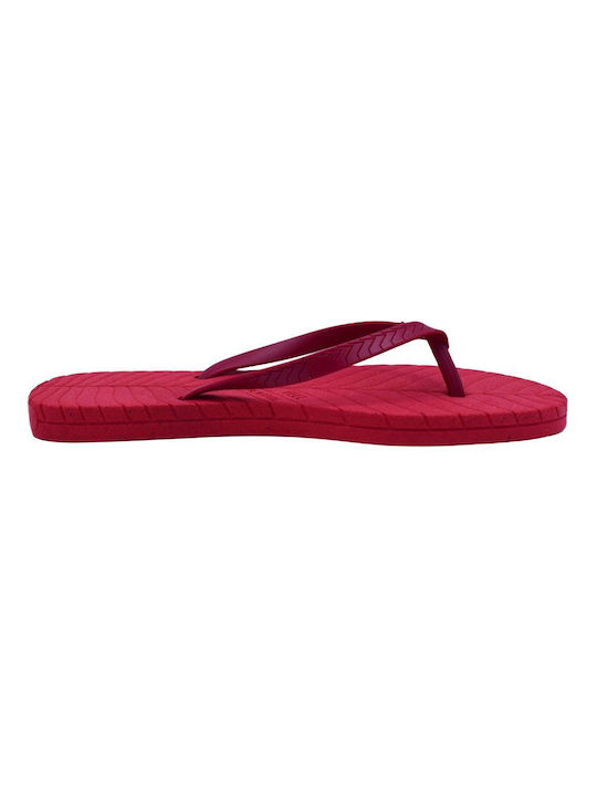 Cubanas Nature 02 Frauen Flip Flops in Burgundisch Farbe