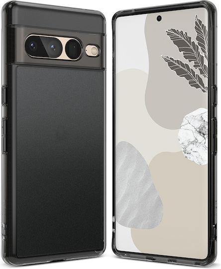 Ringke Fusion Back Cover Πλαστικό / Σιλικόνης Matte Smoke Black (Google Pixel 7 Pro)