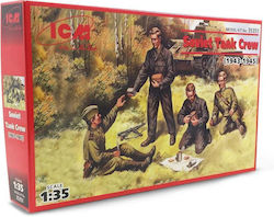ICM Φιγούρα Μοντελισμού 1945 Figures Officers Tankmen σε Κλίμακα 1:35