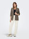 Only Long Women's Waisted Blazer Puro with Sequins