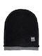 Beanie Unisex Beanie Knitted in Black color