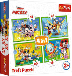 Kids Puzzle Mickey Among Friends for 3++ Years 71pcs Trefl