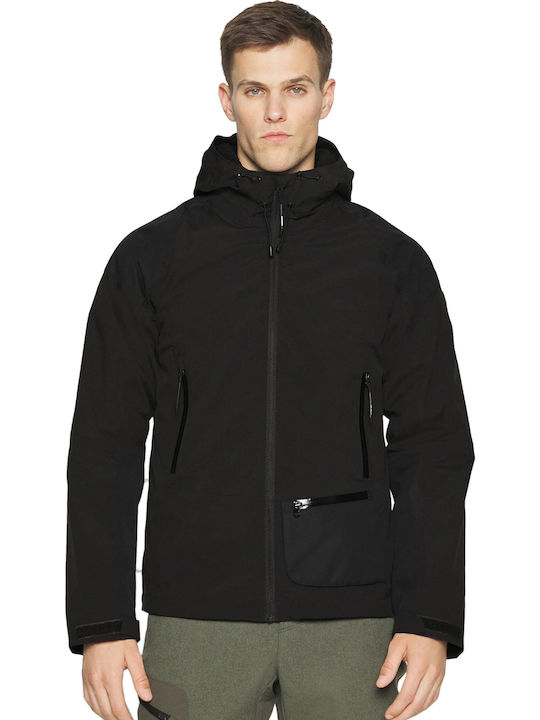 Marl Winter Jacket Black