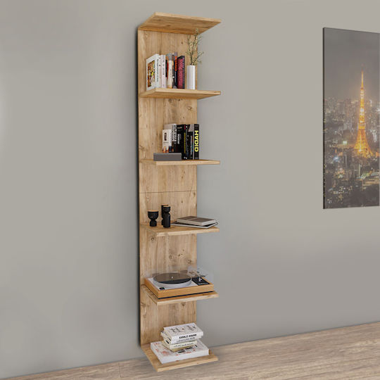 Βιβλιοθήκη Ogden Pine / Oak 34.5x30x180εκ. Βιβλιοθήκη Ogden Pine / Oak 34.5x30x180εκ.