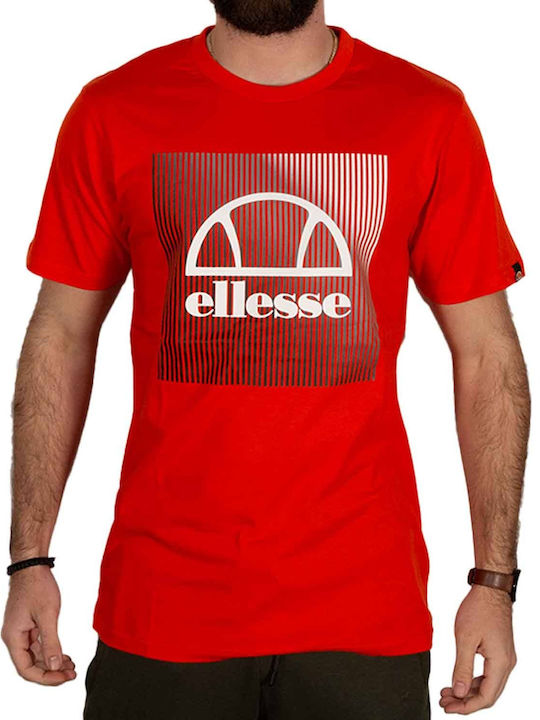 Ellesse Flecta Ανδρικό T-shirt Κόκκινο με Λογότυπο