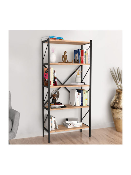 Bibliothek Colmar Pine / Oak 66x34x160cm