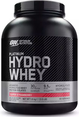 Optimum Nutrition Platinum Hydro Whey Whey Protein Gluten & Lactose Free with Flavor Super Strawberry 1.6kg