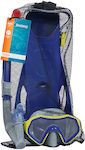 Bestway Diving Mask with Breathing Tube & Diving Fins in Blue color