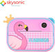 Skysonic Instant Kids Compact Φωτογραφική Μηχανή 12MP με Οθόνη 2.4" Flamingo Ροζ