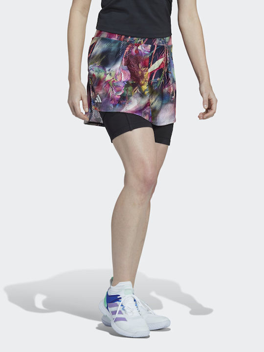 adidas Melbourne Tennis HU1810 Γυναικεία Φούστα Πολύχρωμη