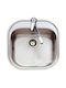 Teka Stylo 1B 3½ W/OVF 10107007 Drop-In Мивка Inox Сатен Ш46.5xД48.5см Сребрист