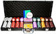 Pokeritems Palace Set 500 Numbered Poker Chips 14gr in Suitcase with 2 Decks