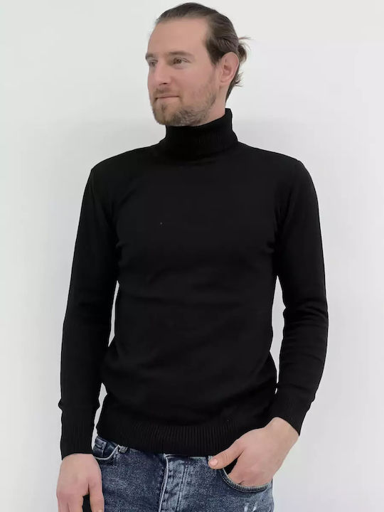 Bărbați Turtleneck negru