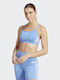 Aeroreact Training Frauen Sport-BHs Sport-BH Blue Fusion / White