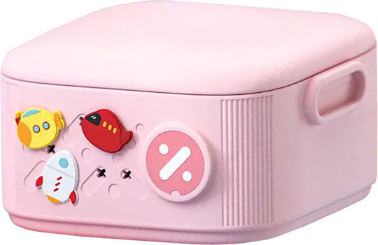Children's Storage Box made of Plastic Pink 33.2x31.7x18.1cm 1pcs