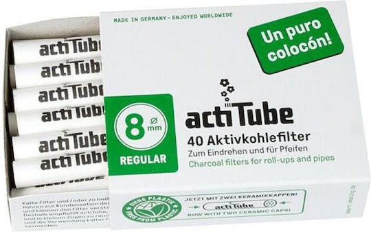 ActiTube Филтърни Накрайници Активен въглен 8мм 40x1бр