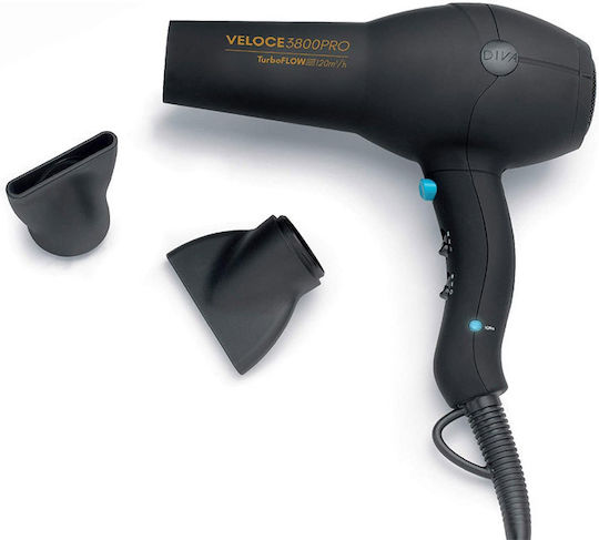 Diva Pro Styling Edit Veloce 3800 Pro Професионален Сешоар 2200W