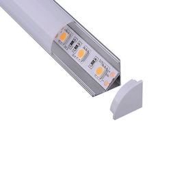 Eurolamp Εξωτερικό Προφίλ Αλουμινίου Ταινίας LED Γωνιακό 200x1.6x1.6εκ. Eurolamp Εξωτερικό Προφίλ Αλουμινίου Ταινίας LED Γωνιακό 200x1.6x1.6εκ.