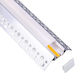 Eurolamp Încastrat Profil din Aluminiu pentru Bandă LED pentru Gips-carton 200x5.2x2.2cm.