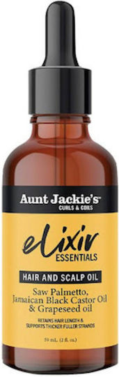 Aunt Jackie' s Elixir Essentials Hair & Scalp Λάδι Μαλλιών για Θρέψη 59ml