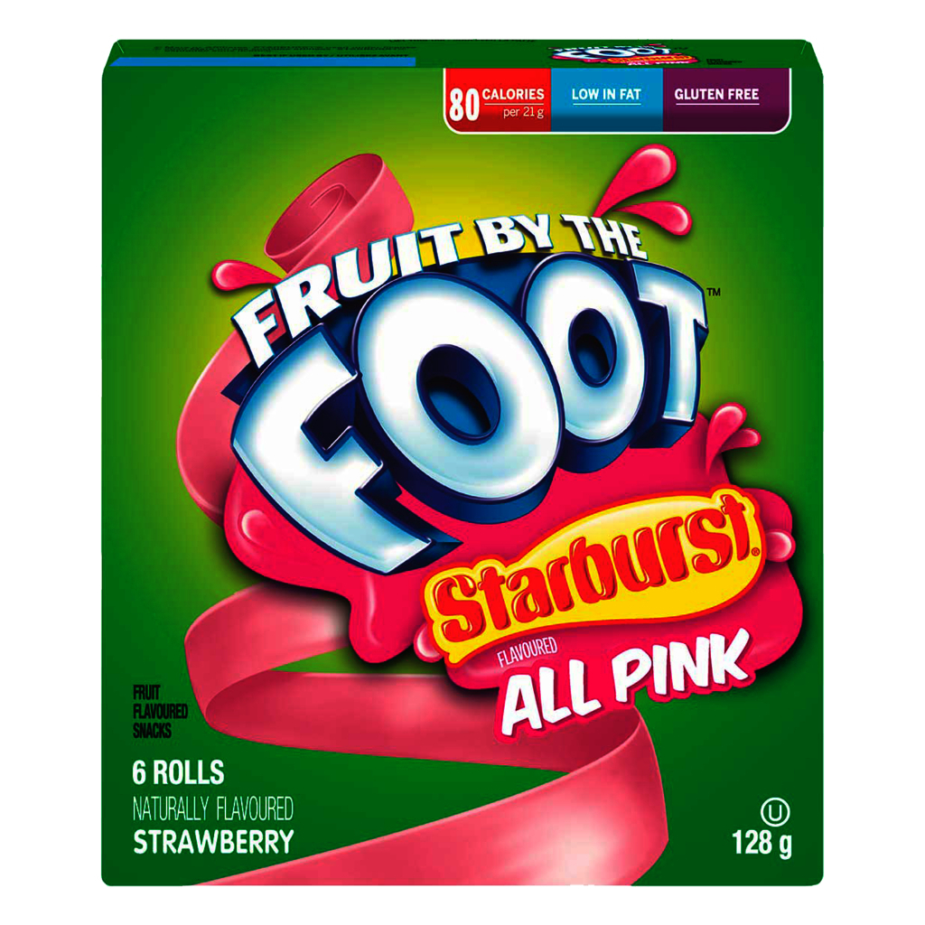 General Mills Ζελεδάκια Fruit By The Foot Starburst Flavoured All Pink