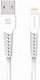 Swissten USB-A to Lightning Cable Λευκό 1.2m (8038-k)
