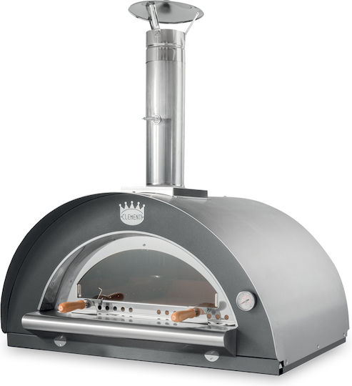 Clementi Family Tetto Pizzaofen Holz Traditionell 100x77x109.7cm