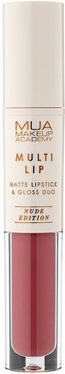 MUA Multi Lip Duo Nude Edition Дълготраен Течен Червило Мат Soleil 3.2gr