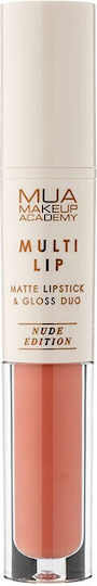 MUA Multi Lip Duo Nude Edition Дълготраен Течен Червило Мат Balance 3.2gr
