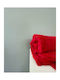 Pennie Arctic Κουβέρτα Βελουτέ Υπέρδιπλη 220x240εκ. Κόκκινη