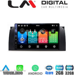 LM Digital Car-Audiosystem für BMW Serie 5 (E39) / Serie 7 (E38) / X5 (E53) / X5 / Serie 5 / Serie 7 1998-2005 (Bluetooth/USB/WiFi/GPS) mit Touchscreen 8"