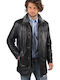 5060 Leather Jacket Black