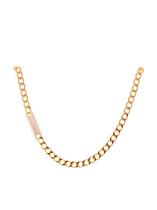 Loisir Emily Αλυσίδα Λαιμού Επιχρυσωμένη Μήκους 42cm