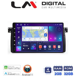 LM Digital Car Audio System for BMW Series 3 (E46) E46 1998 2005 with Bluetooth USB & GPS