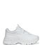 Cassia Via Γυναικεία Chunky Sneakers Λευκά
