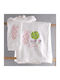Rythmos Set Babyhandtücher 2 Stück Rosa Sweet Summet Gewicht 500gr/m²