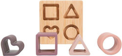 Bo Jungle Shape Sorting Toy Παιχνίδι με Σχήματα made of Wood for 12++ Months