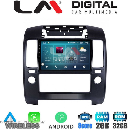 LM Digital Ηχοσύστημα Αυτοκινήτου για Nissan NV200 / Navara / NP300 2006-2016 (Bluetooth/USB/WiFi/GPS/Apple-Carplay/Android-Auto) με Οθόνη Αφής 9"