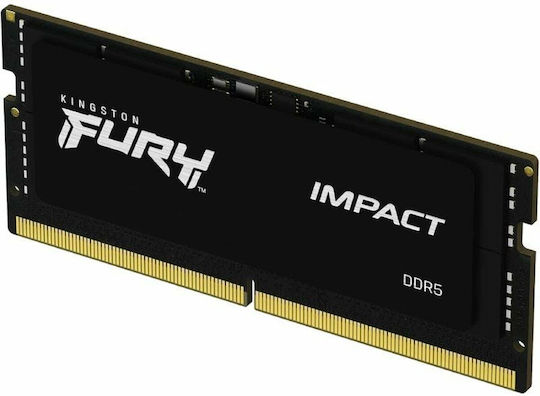 Kingston Fury Impact DDR5 με Module 1x32GB και Ταχύτητα 5600 για Laptop
