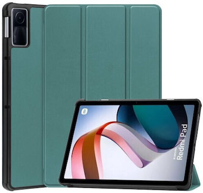Tri-Fold Klappdeckel Synthetisches Leder Green of the Forest (Redmi Pad) 660201820D