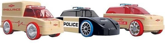 Moni Rescue Spielzeugautos Set für 4+ Jahre
