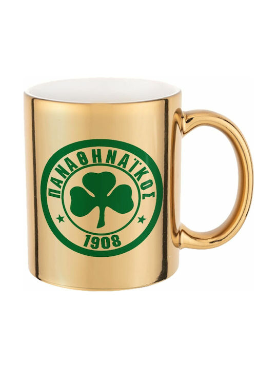 Koupakoupa PAO Panathinaikos Mug Metallic Gold ...