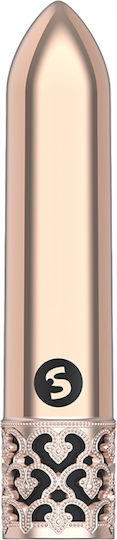 Shots Royal Gems Glitz Vibrator Bullet 10cm Rose Gold