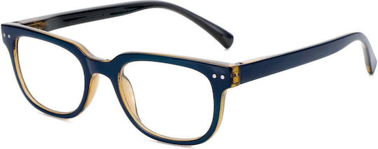 Gian Marco Venturi Roma Lesebrille +1.00 in Blau Farbe