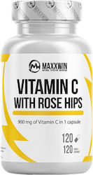 Maxxwin Витамин С 900 mg 120 Капсули Maxxwin Витамин С 900 mg 120 Капсули