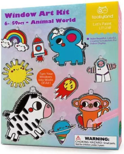 Tooky Toys Ζωγραφική Ζώα του Κόσμου για Παιδιά 6+ Ετών