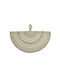 Inart Wicker Wall Ornament Βεντάλια 56x3x25cm