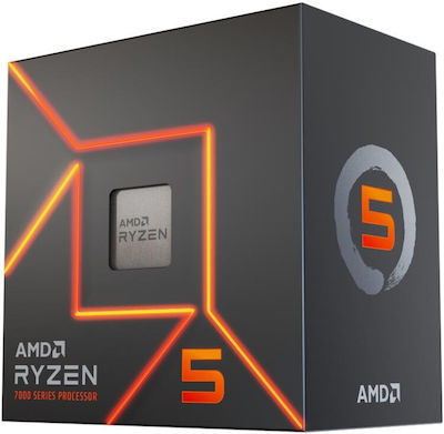 AMD Ryzen 5 7600 3.8GHz Procesor cu 6 nuclee pentru Socket AM5 cu Casetă și Cooler