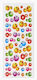 Exas Paper Αυτοκόλλητα Smiley Faces Multi-Colour για Παιδιά 3+ Ετών